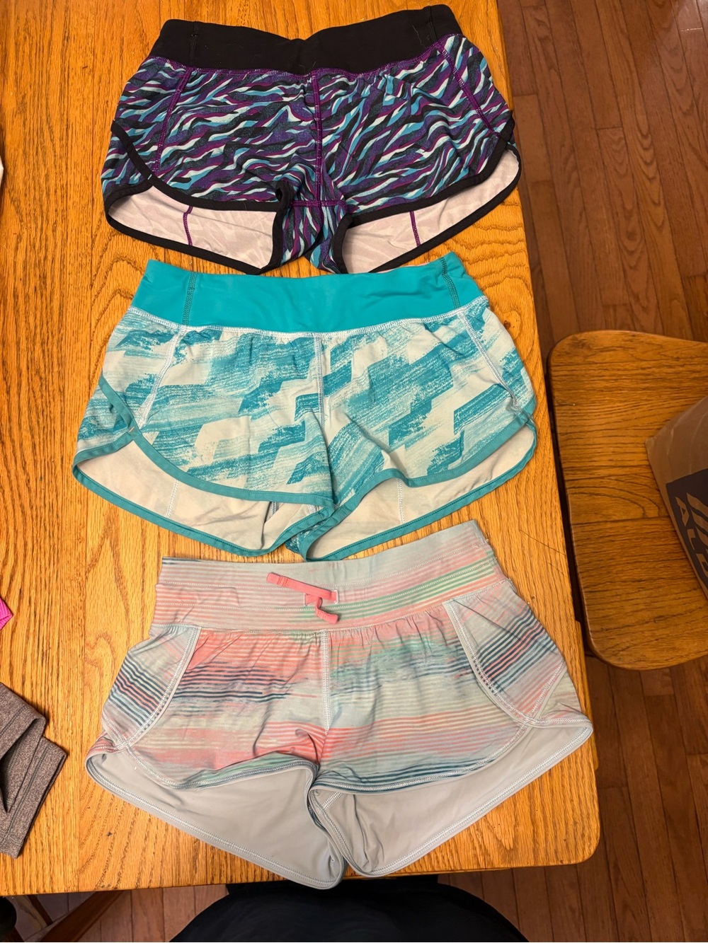 Ivivva Girls' Athletic Shorts - Teal, Purple, Black, Pink Dance